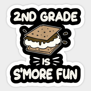 2nd Grade is Smore Fun Back to School Teacher Kids Gift Sticker